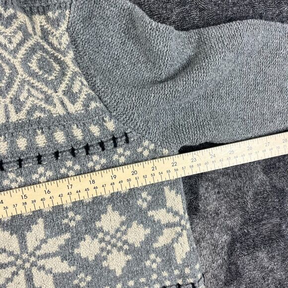 J. Jill Fair Isle Hooded Cardigan Sweater Hand Embroidered Nordic Women's L NWT - Picture 7 of 12